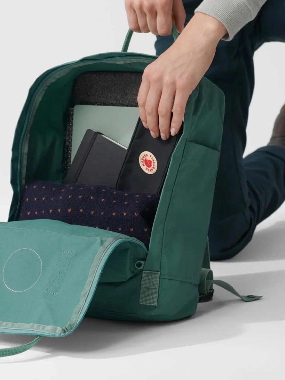 Fjallraven KÅNKEN EVERYDAY OUTDOOR Gorpcore backpack- chalk rose - Picture 3 of 14